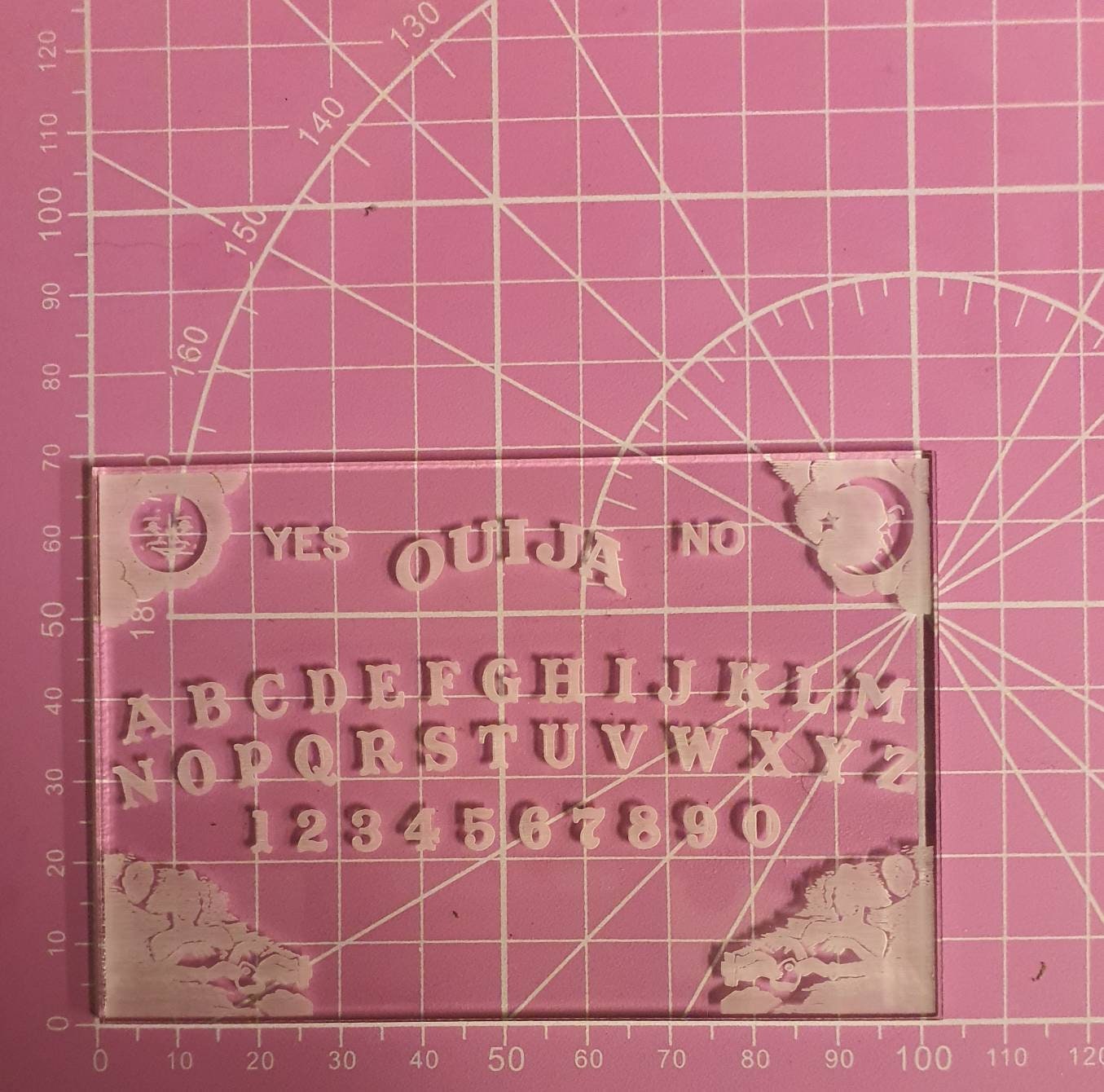 4 inch Classic ouija board silicone mould