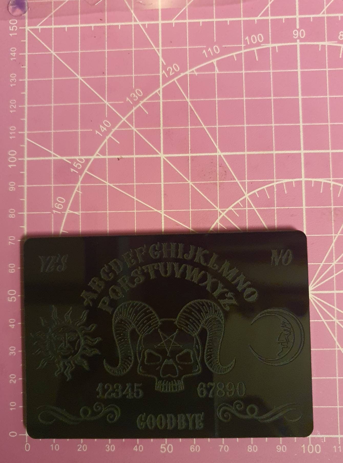 Skull Ram Ouija Board Silicone Mould