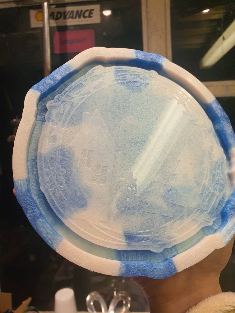 6 inch Christmas Tray Silicone Mould