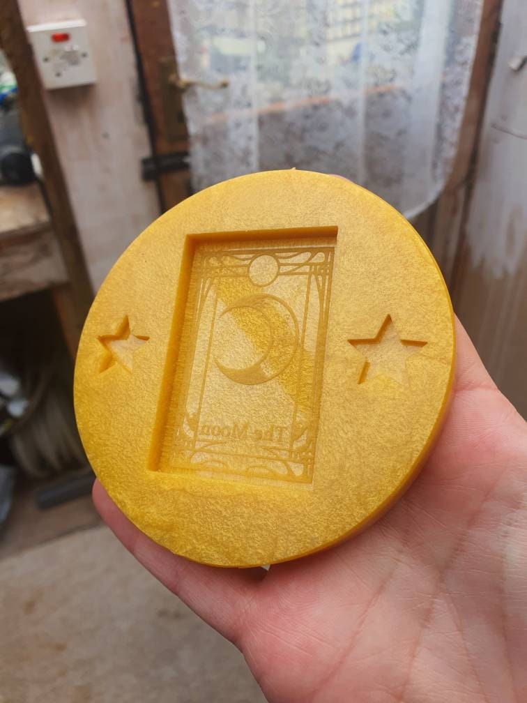 The Moon Tarot Card Silicone Mould