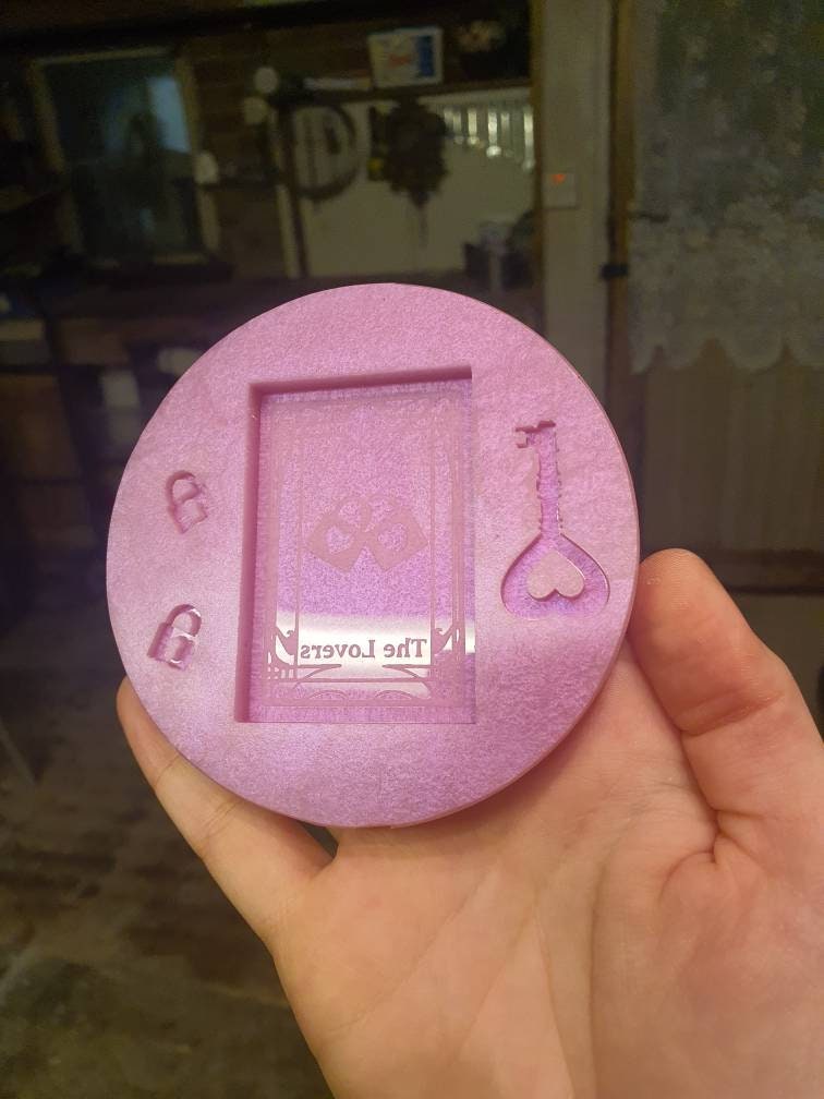 The Lovers Tarot Card Silicone Mould