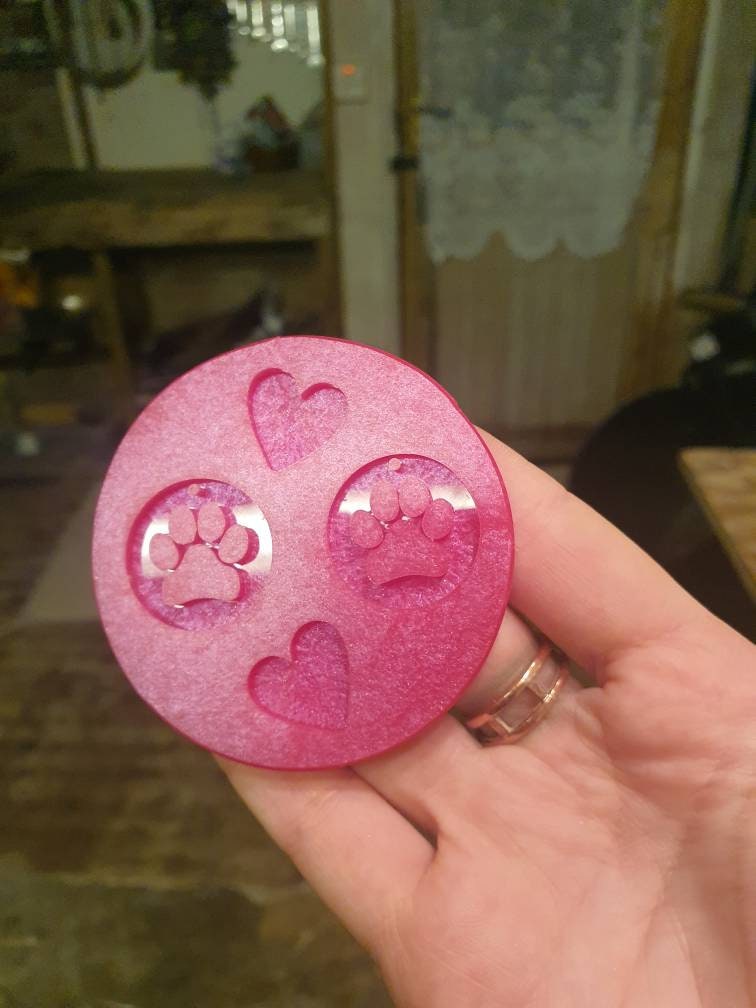 Dog Paw Tag Silicone Mould