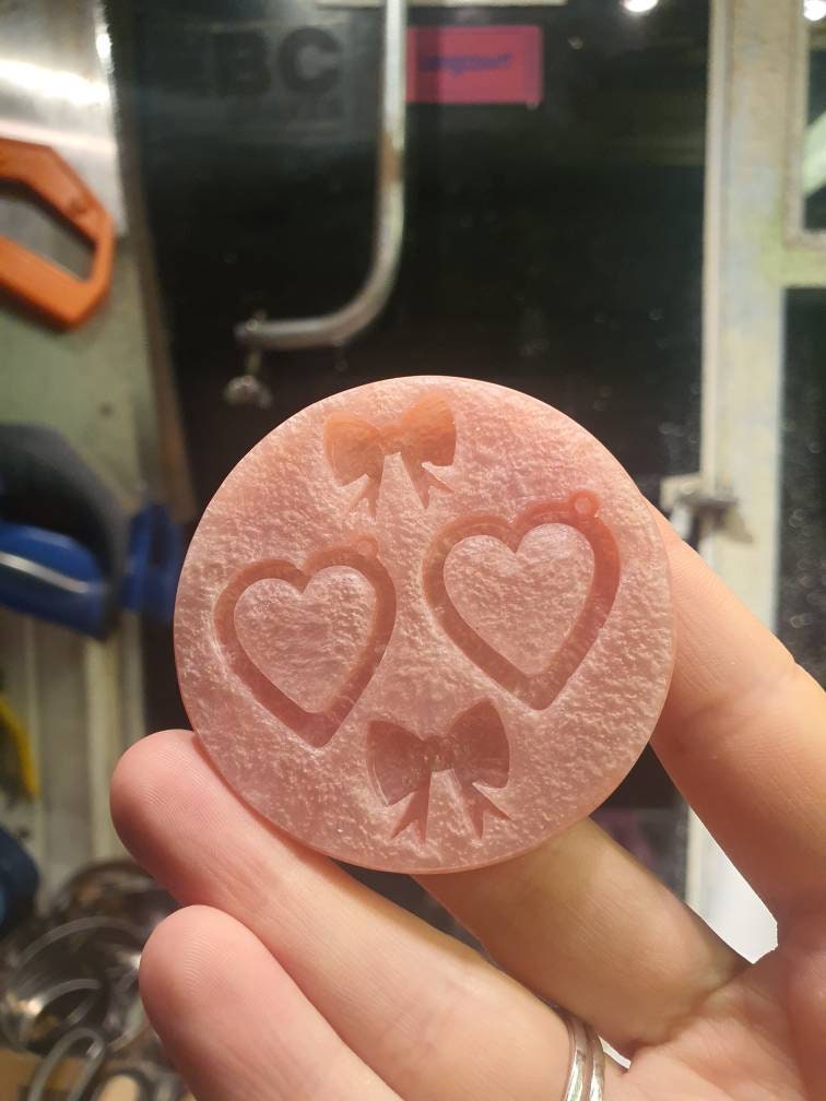 Hearts And Bows Silicone Mould
