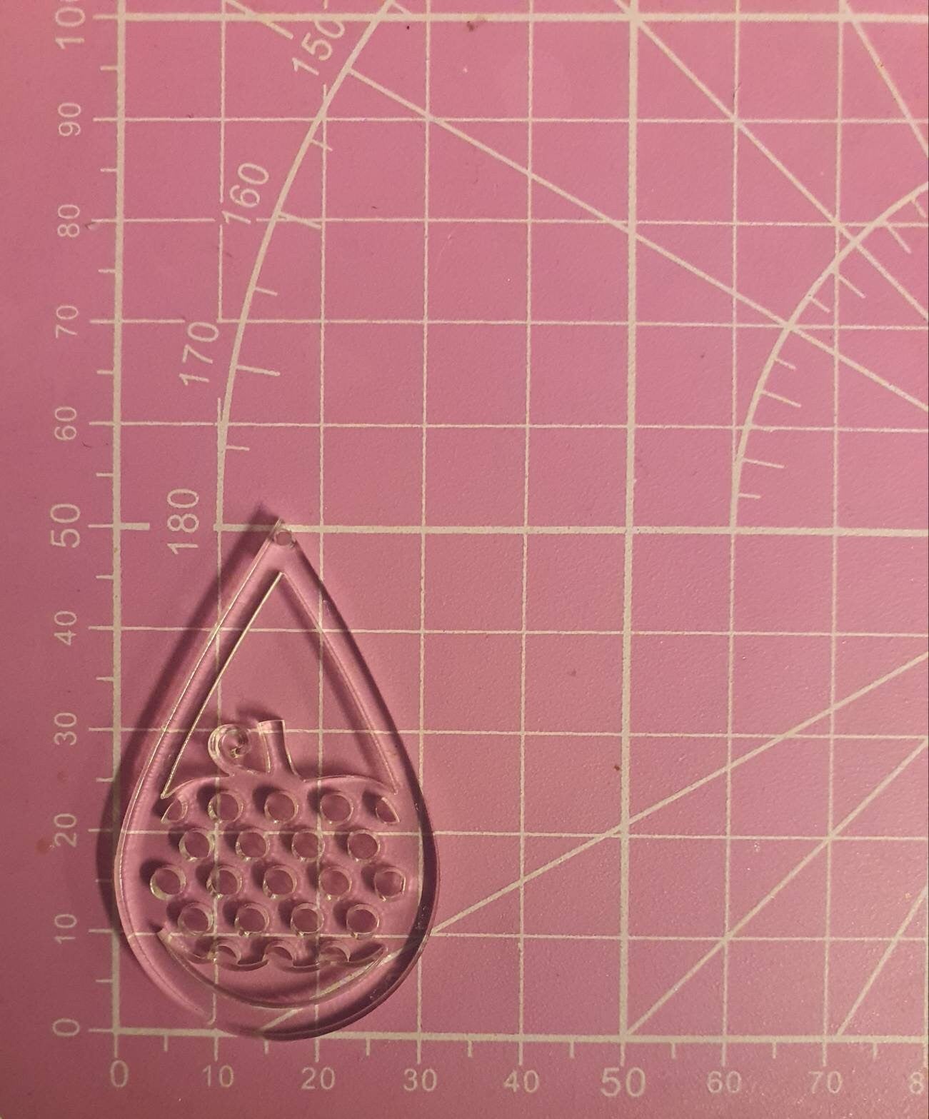 2 inch Polkadot Pumpkin Earrings Silicone Mould