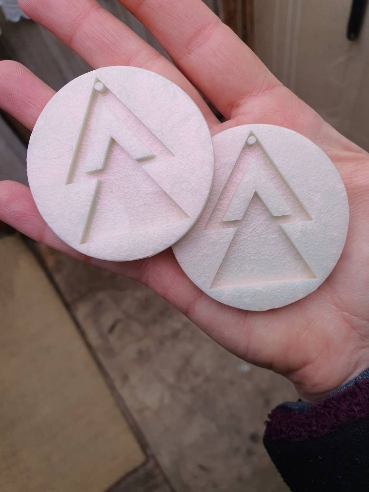 2 inch Triangle Earrings Silicone Moulds