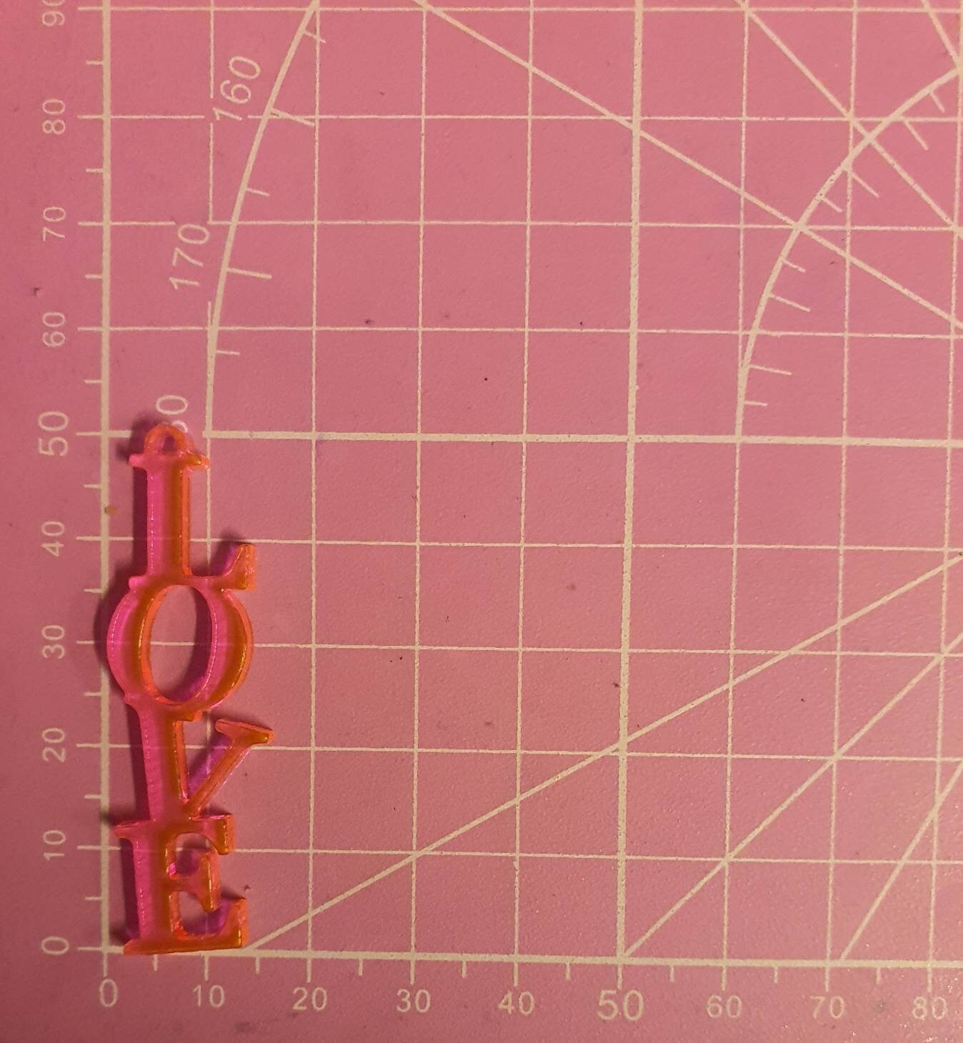 Love Earrings Silicone Mould