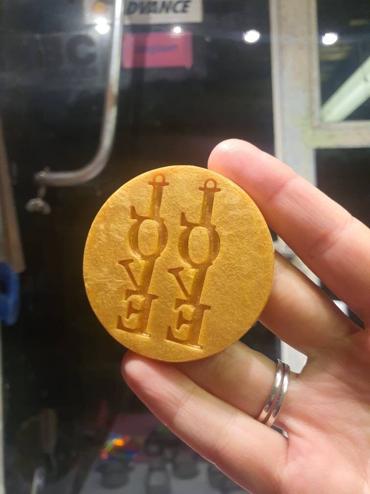 Love Earrings Silicone Mould