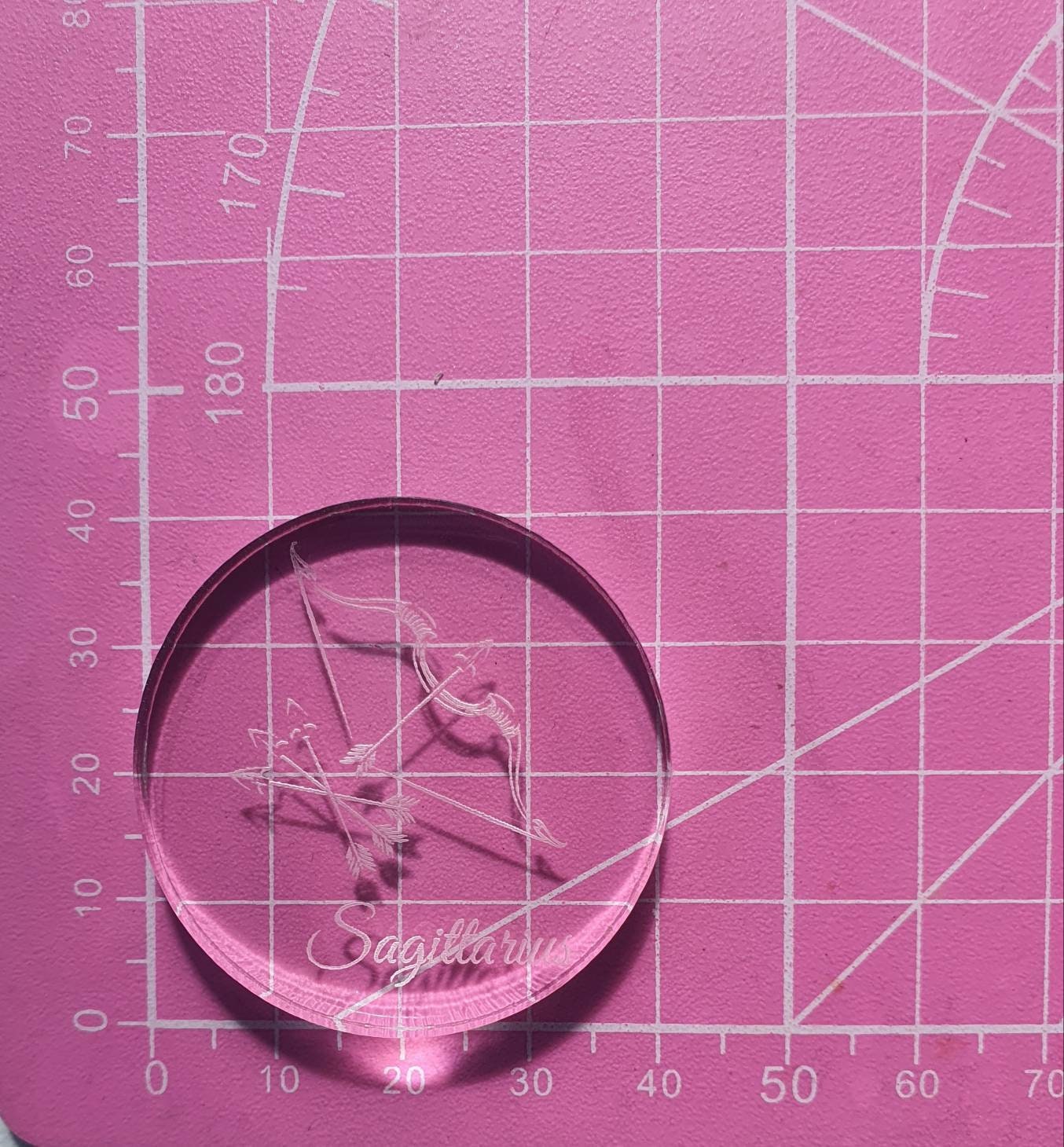 1.5 inch Sagittarius Zodiac Star Sign Silicone Mould