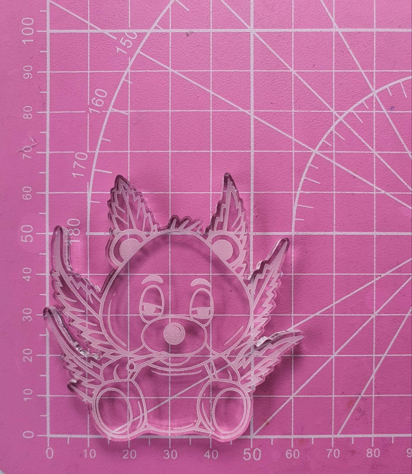 2.5 inch High Stoned Teddy Bear Silicone Mould