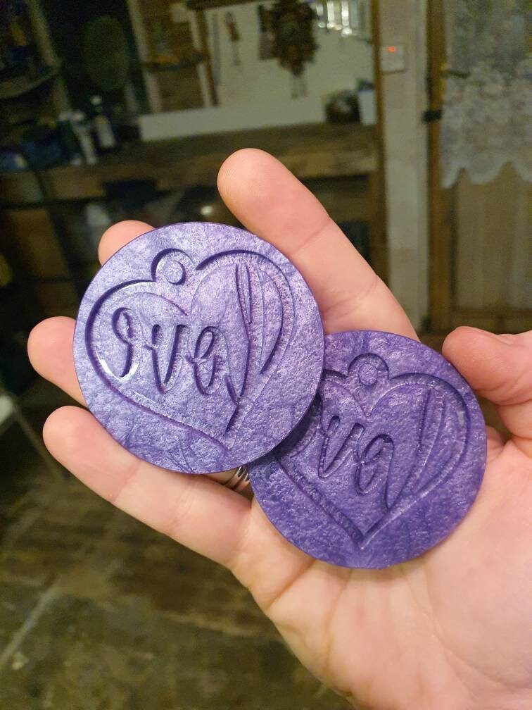 2 inch Love Heart Earrings Silicone Moulds