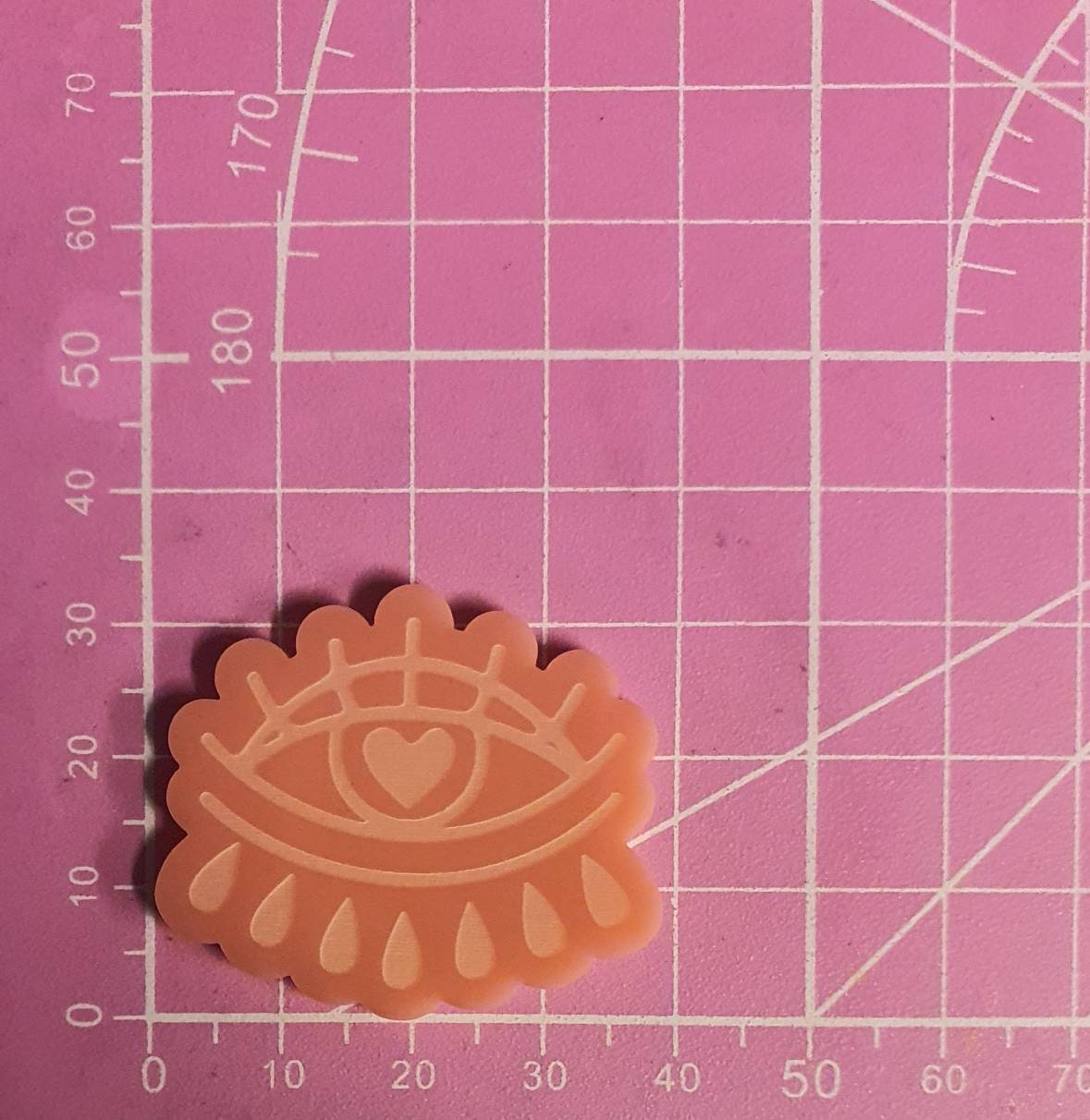 1.5 inch Crying Eyes Silicone Mould