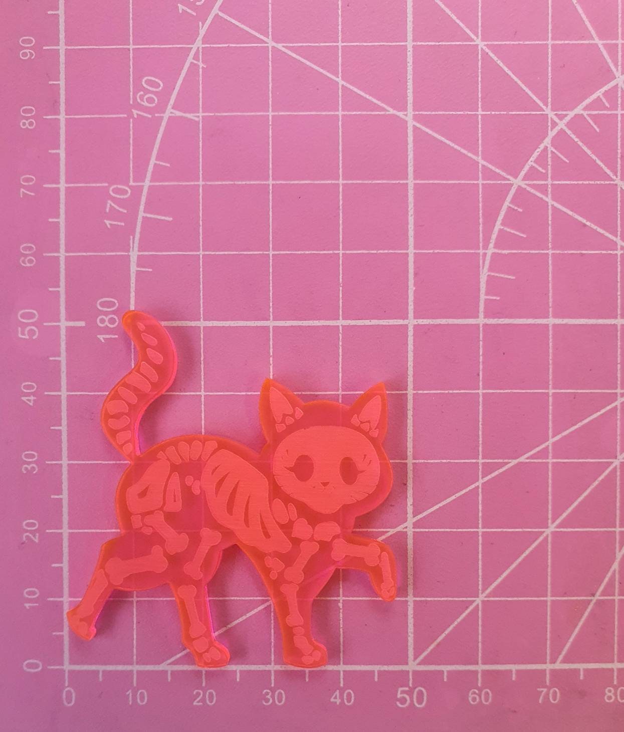Skeleton Cat Silicone Mould