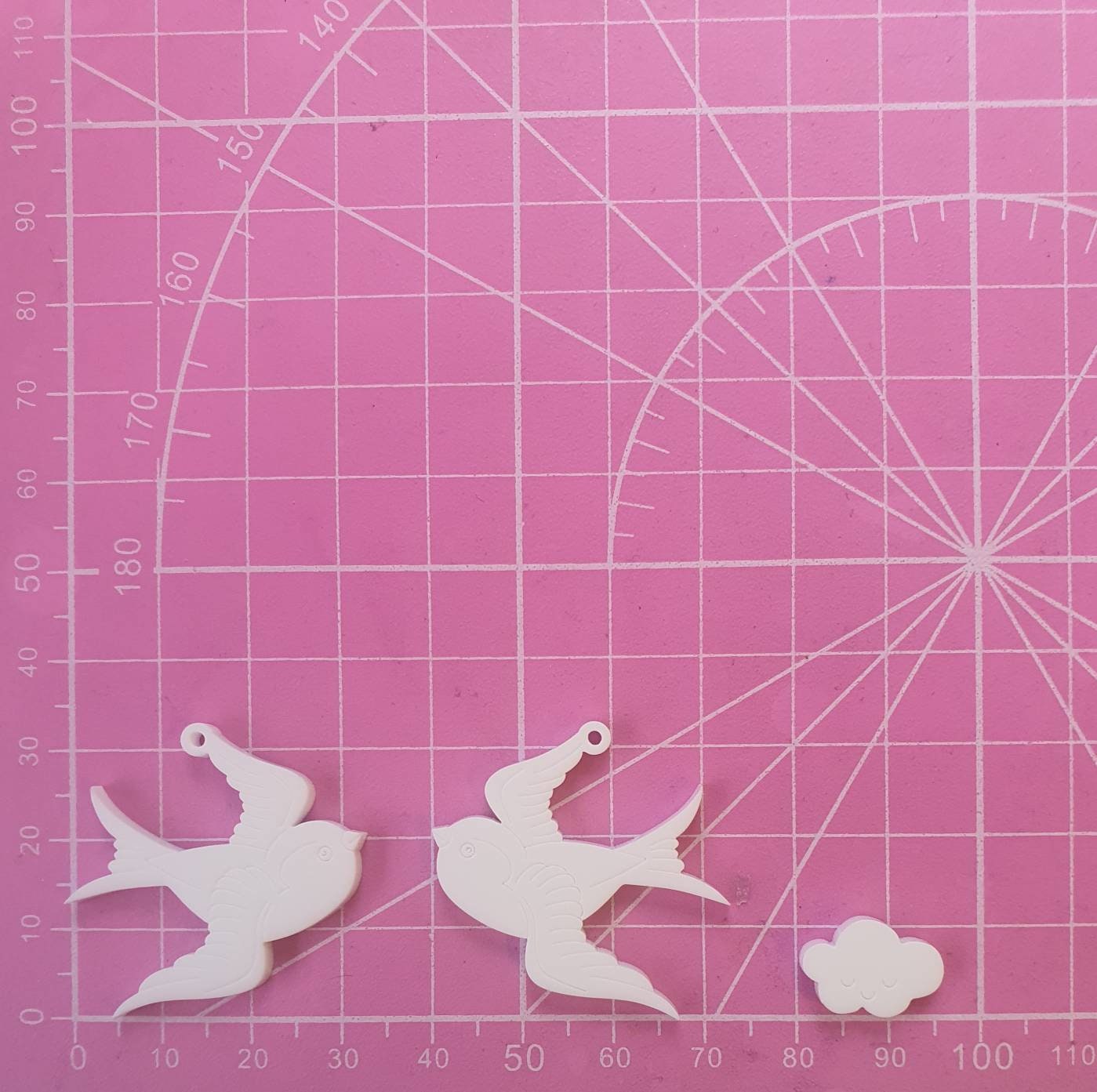 1.25 inch Birds Silicone Mould (1 hole)