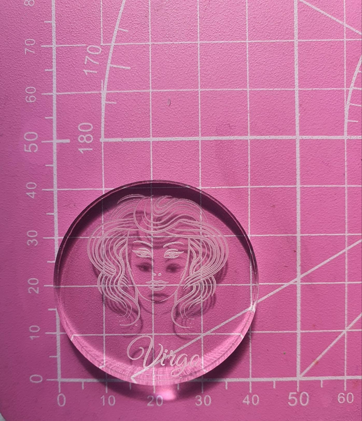 1.5 inch Virgo Zodiac Star Sign Silicone Mould