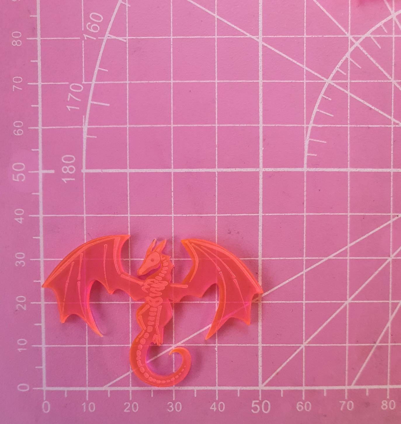 2 inch Skeleton Dragon Silicone Mould