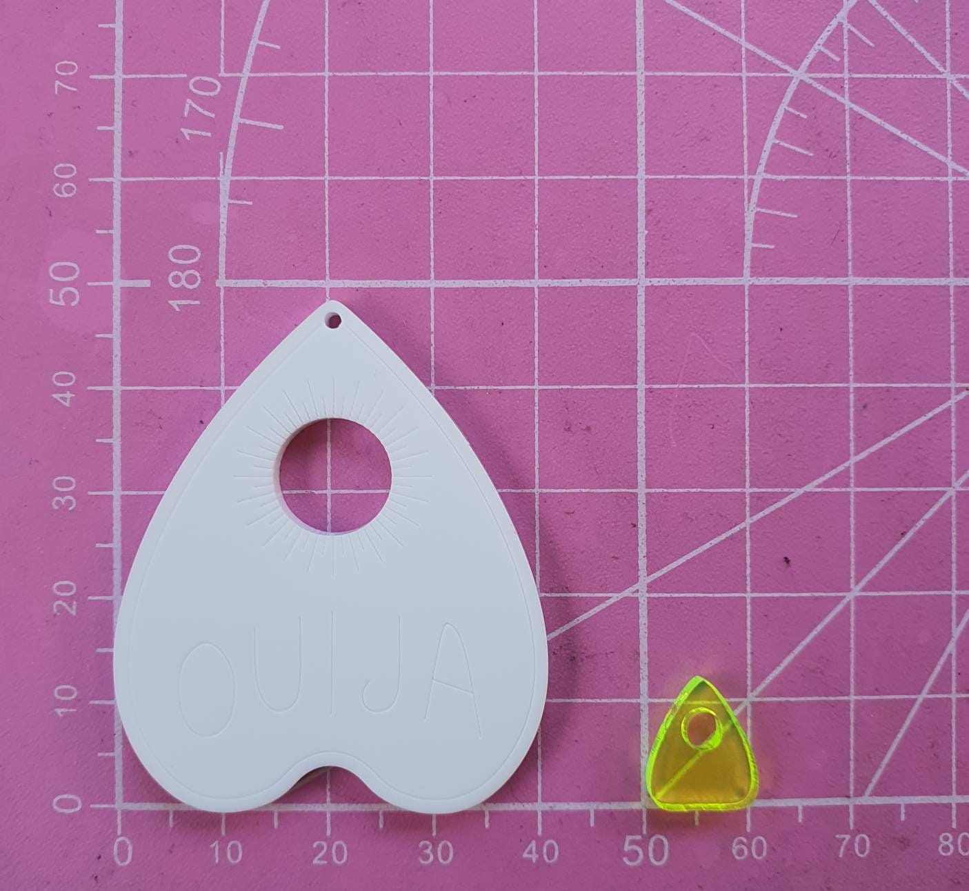 Tiny & Large Ouija Planchettes Silicone Mould