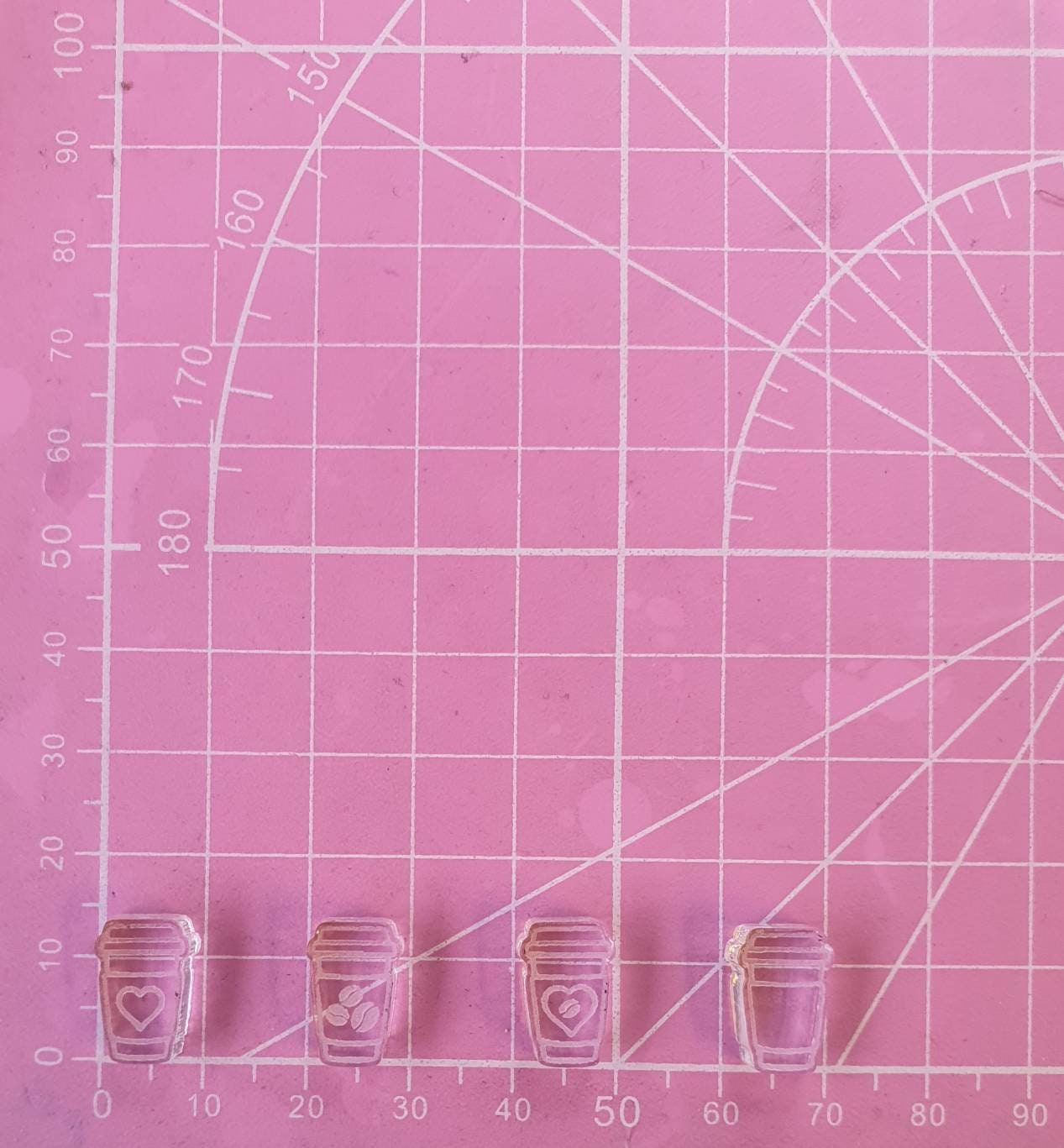 0.5 inch Mini Coffee Cups Pallette Silicone Mould