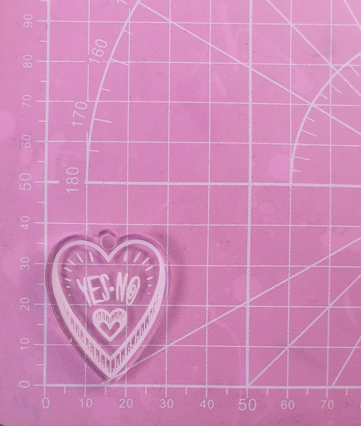 Heart Planchettes Silicone Mould