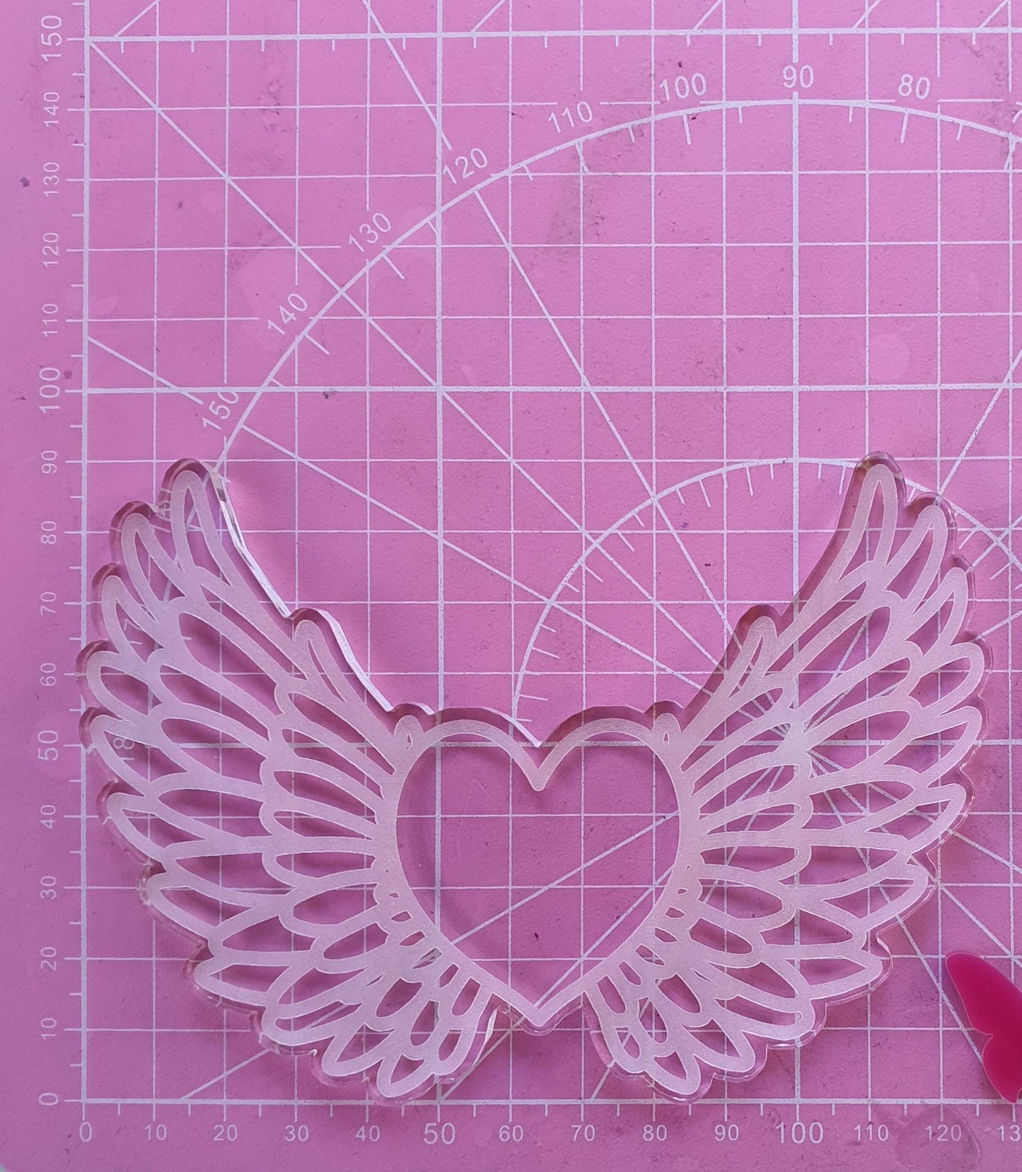 Winged Heart Silicone Mould