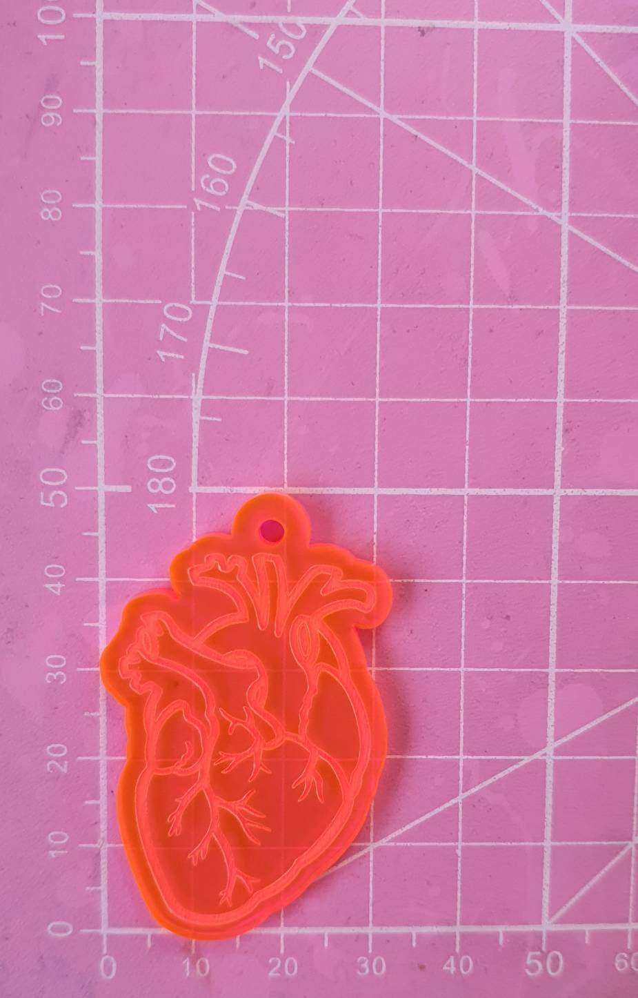 2 inch Anatomical Hearts Silicone Mould