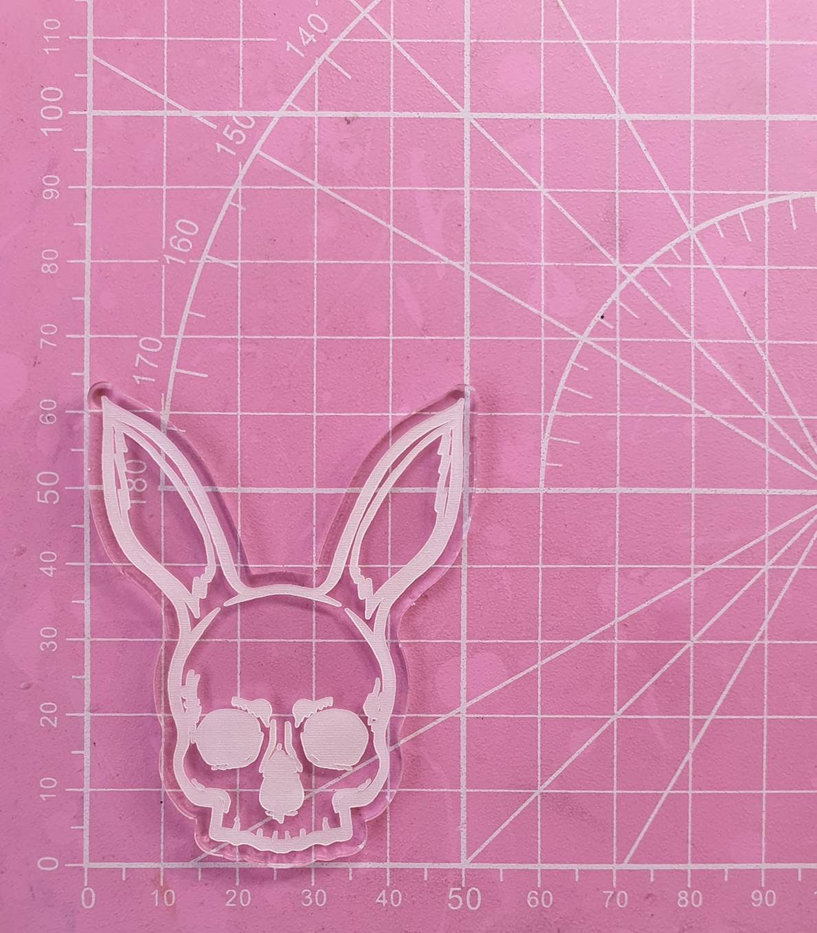 2.5 inch Mr Bunny Skull Silicone Moulds
