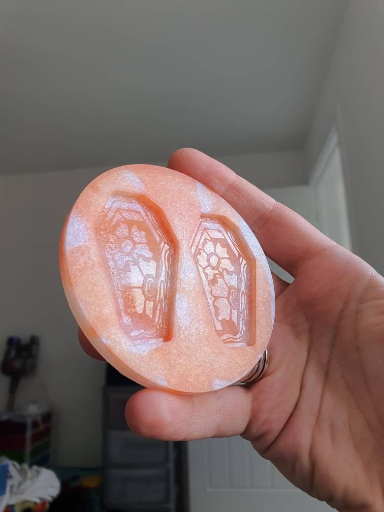 2 inch Flower Coffins Silicone Mould