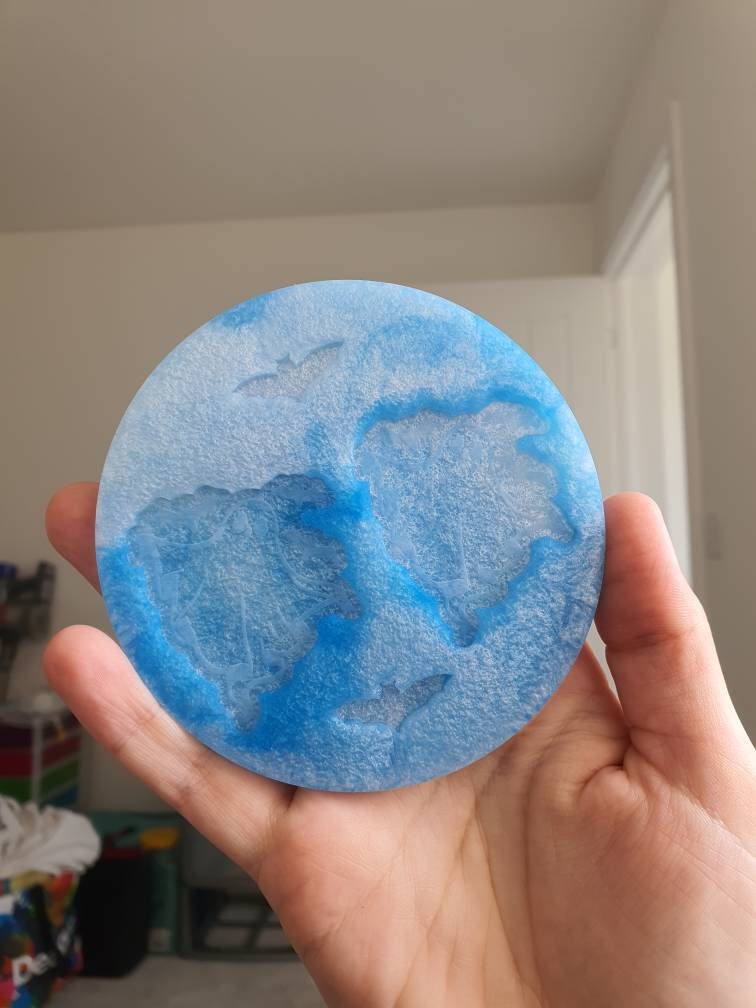 2 inch Ghosts With Bats Silicone Mould