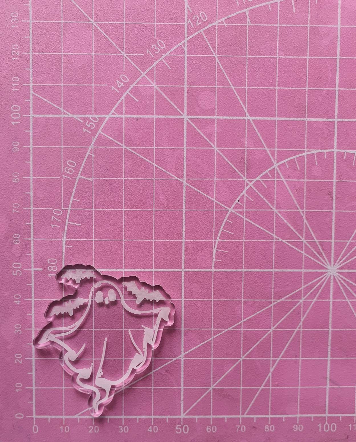 2 inch Ghosts With Bats Silicone Mould