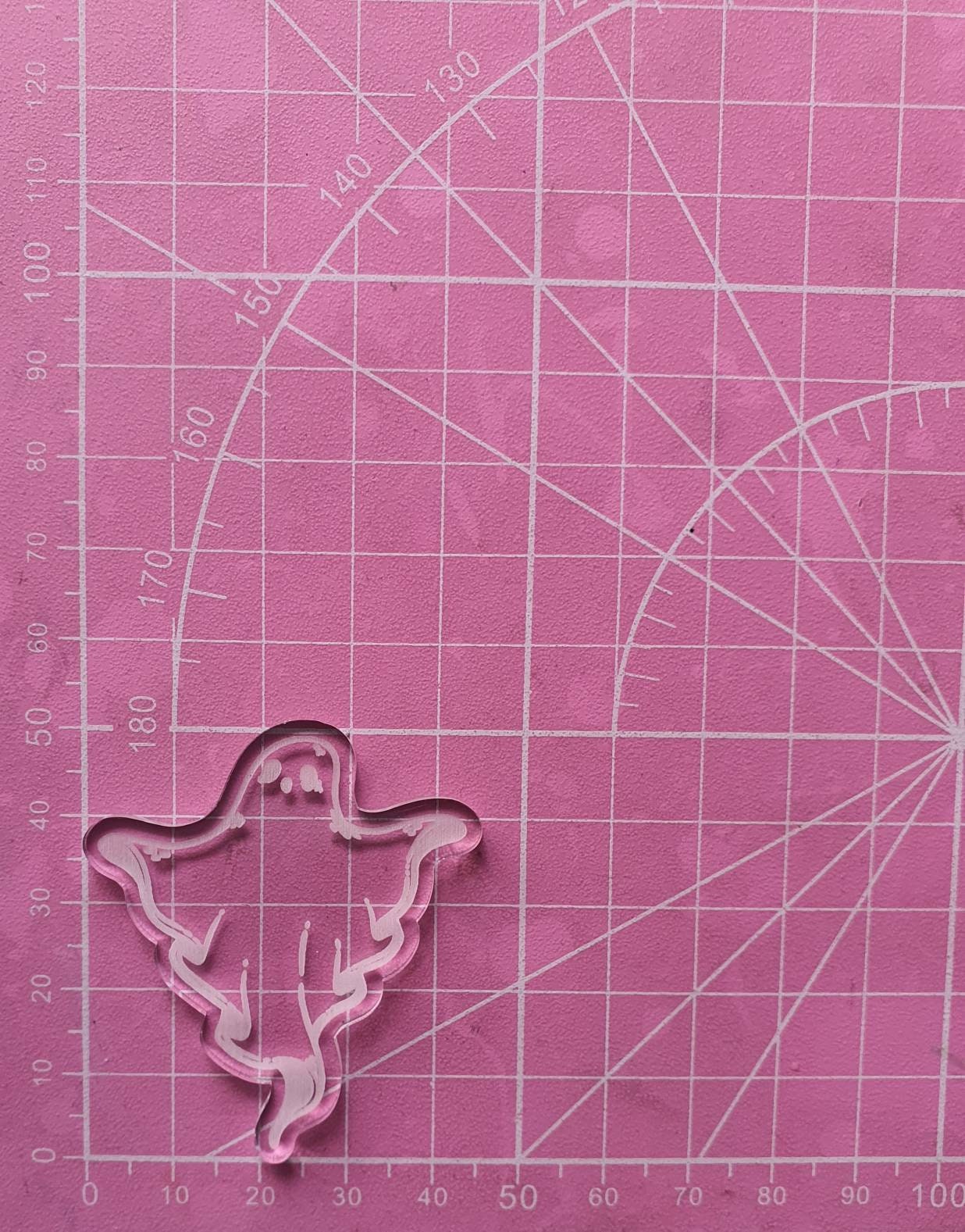 2 inch Spooky Ghosts Silicone Mould