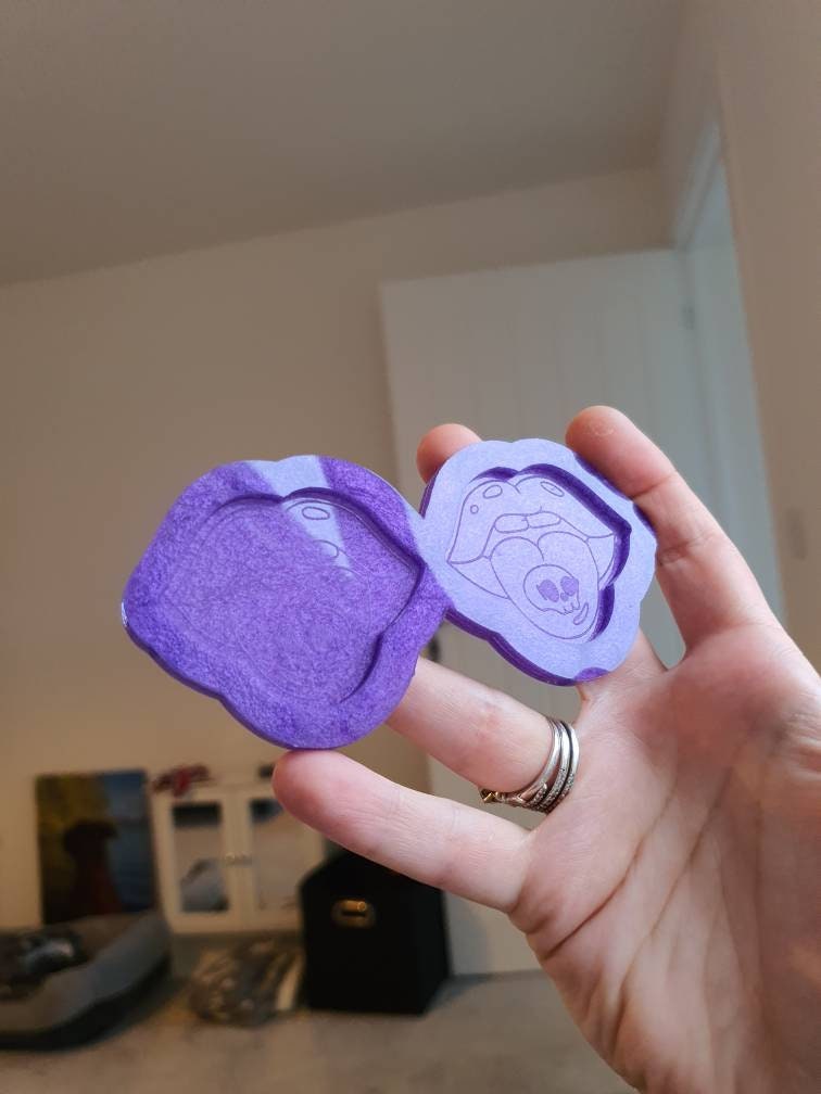 2 inch Skull Tongues Silicone Mould