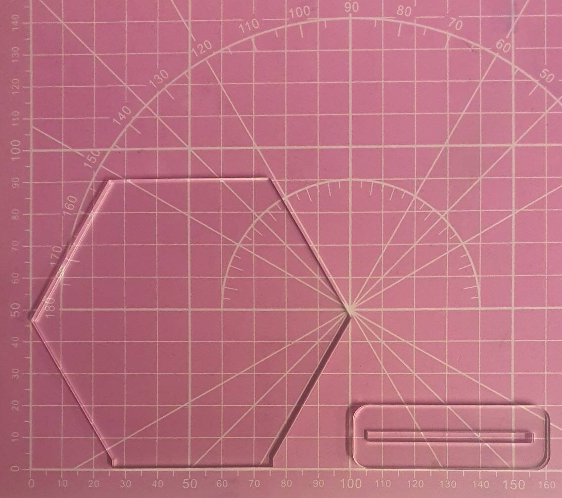 Standing Hexagon Silicone Mould