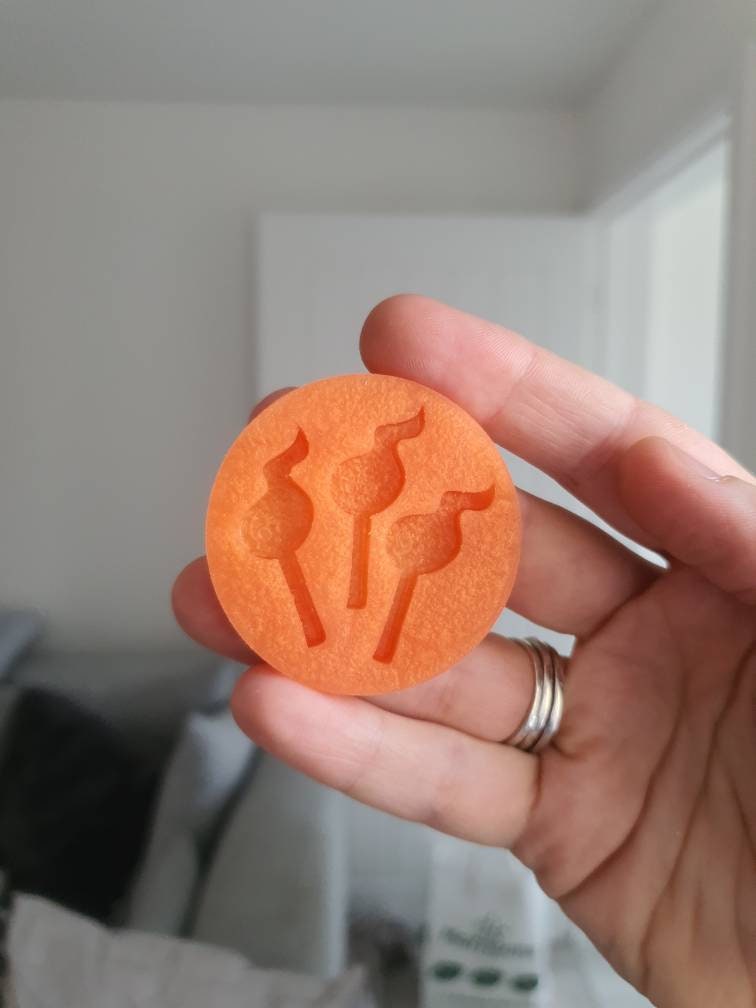 Skull Face Matchsticks Silicone Mould