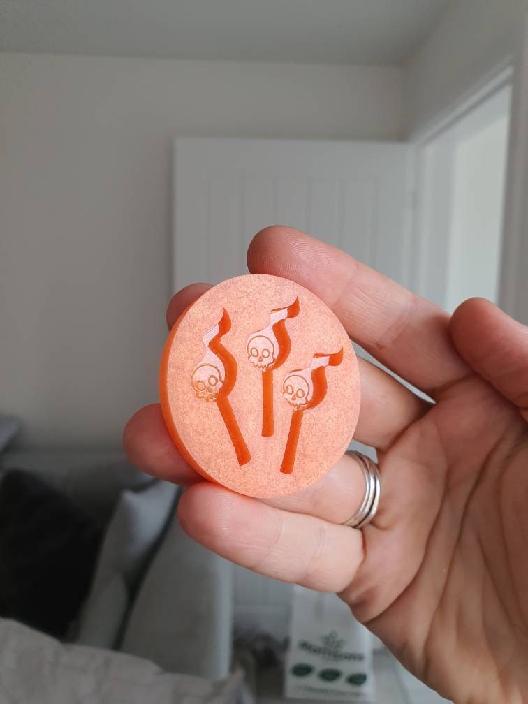 Skull Face Matchsticks Silicone Mould