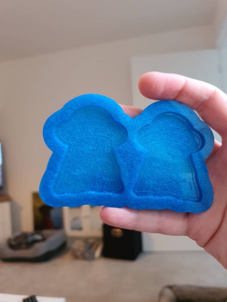 2 inch Bats Abduction UFOs Silicone Mould