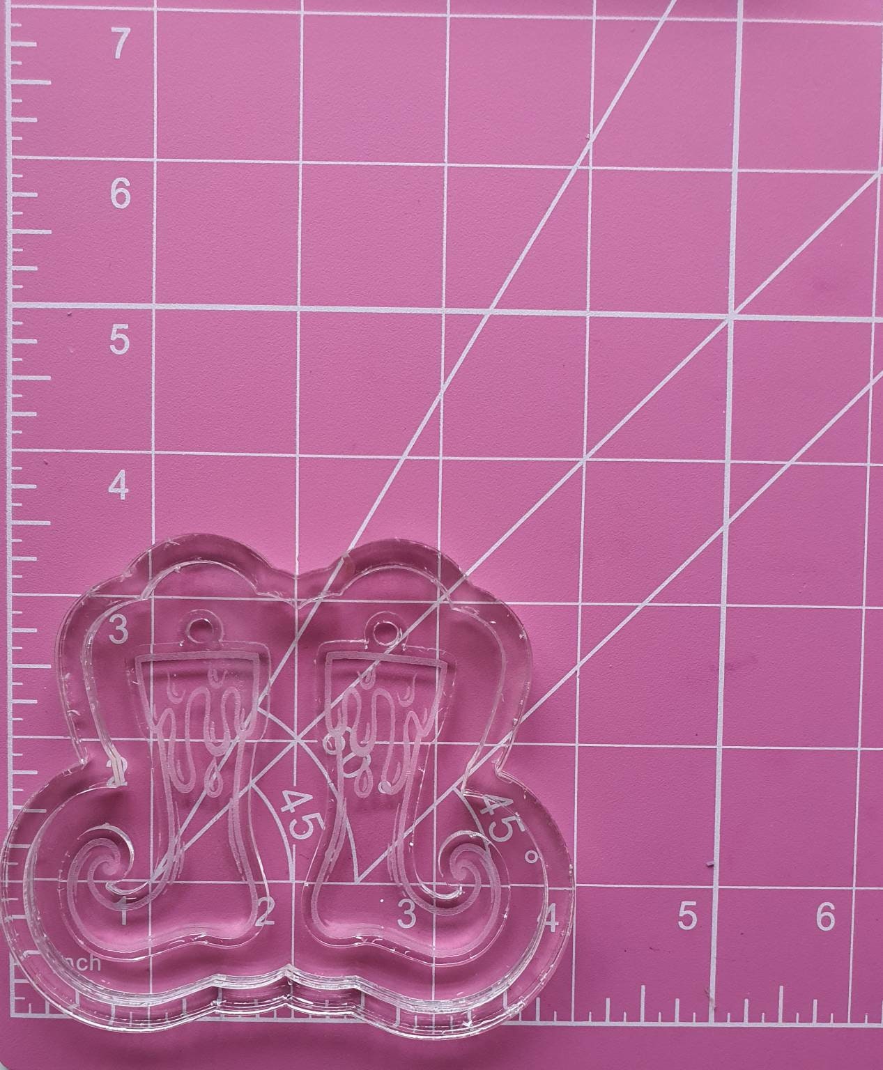 2.5 inch Christmas Elf Shoes Silicone Mould