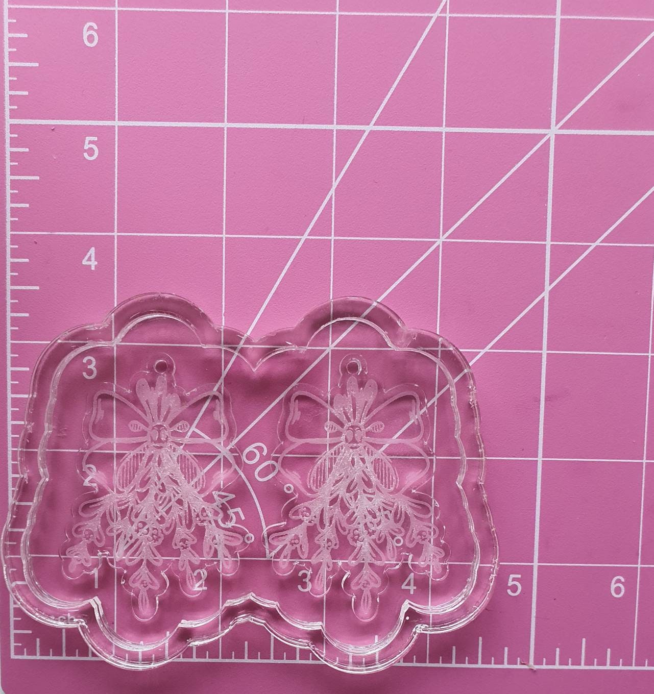 2.5 inch Skull Mistletoe Silicone Mould