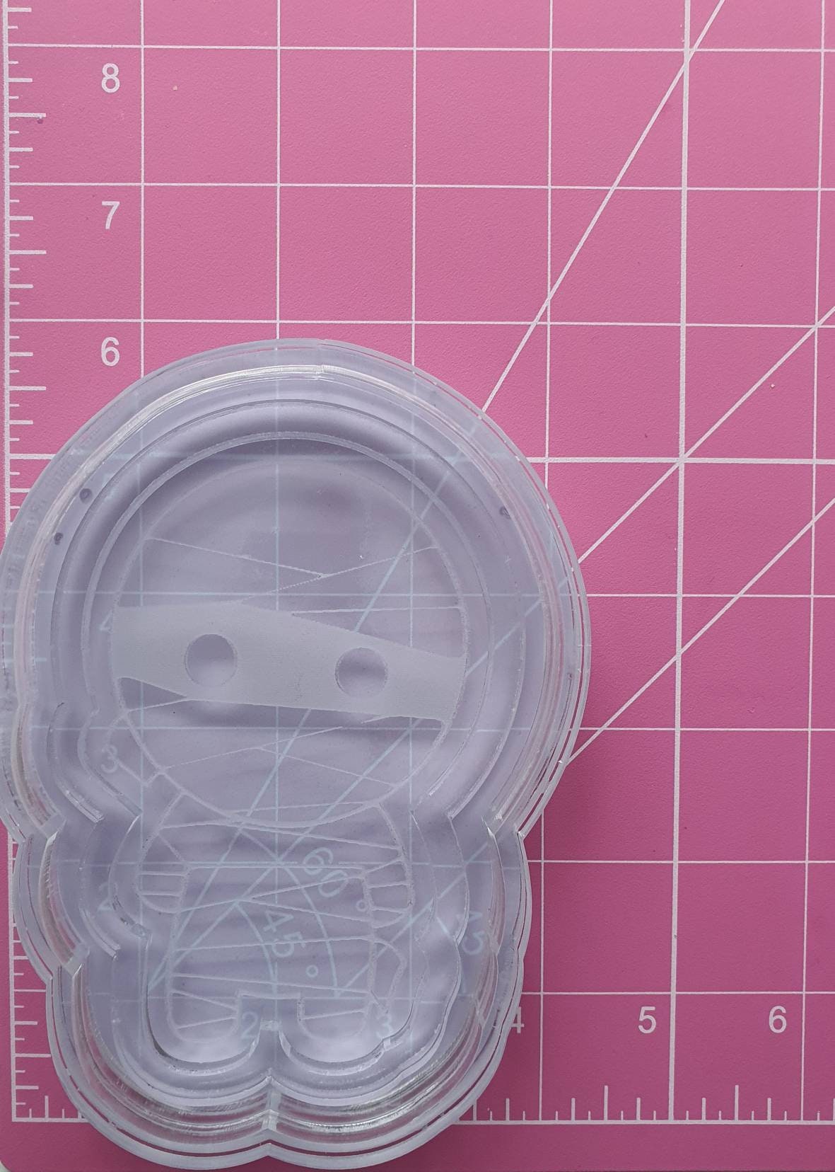 5 inch Mummy Tray Silicone Mould