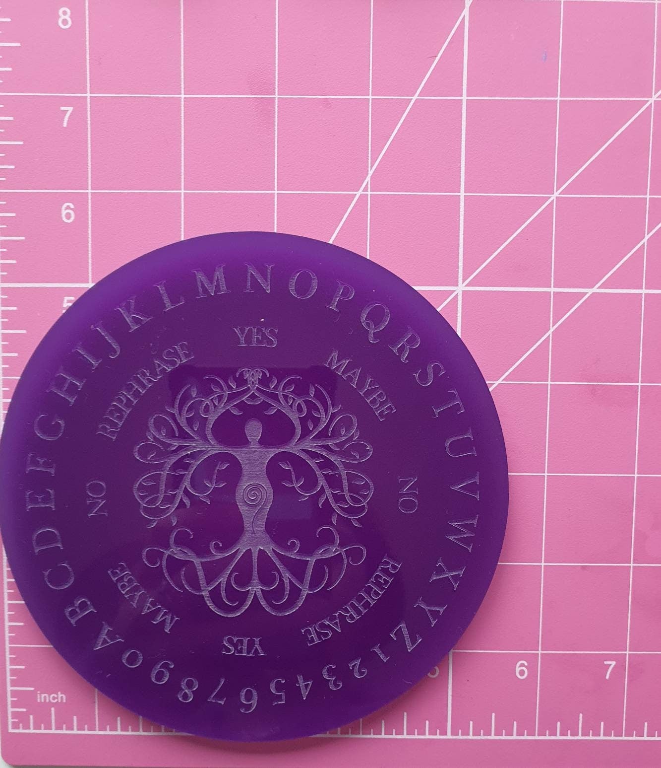 5.5 inch Tree Goddess Board Silicone Mould