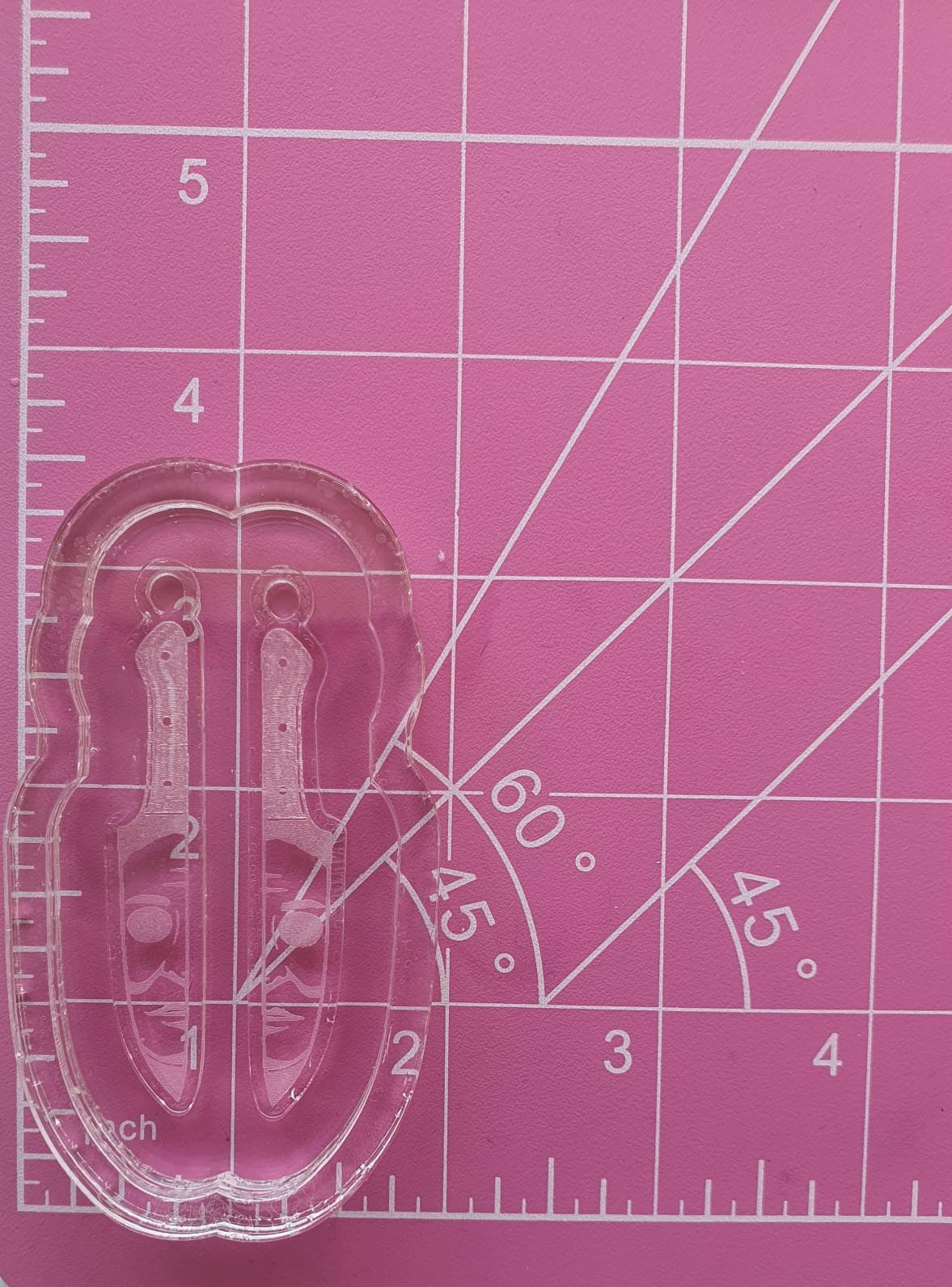 2.5 inch Mik Knifes Silicone Mould