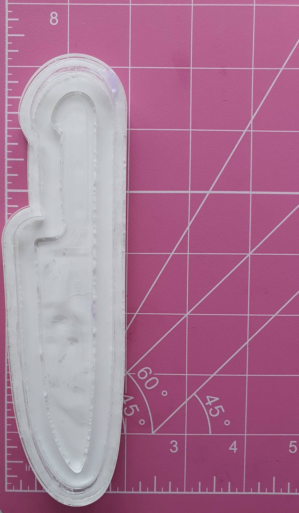 6 inch Clown Lady Knife Silicone Mould