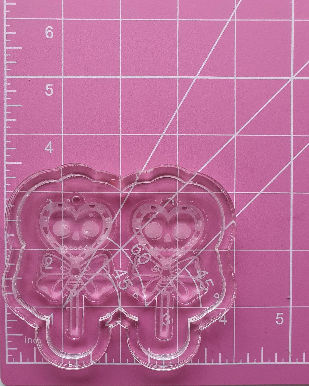 2.5 inch Spooky Christmas Lollipops Silicone Mould