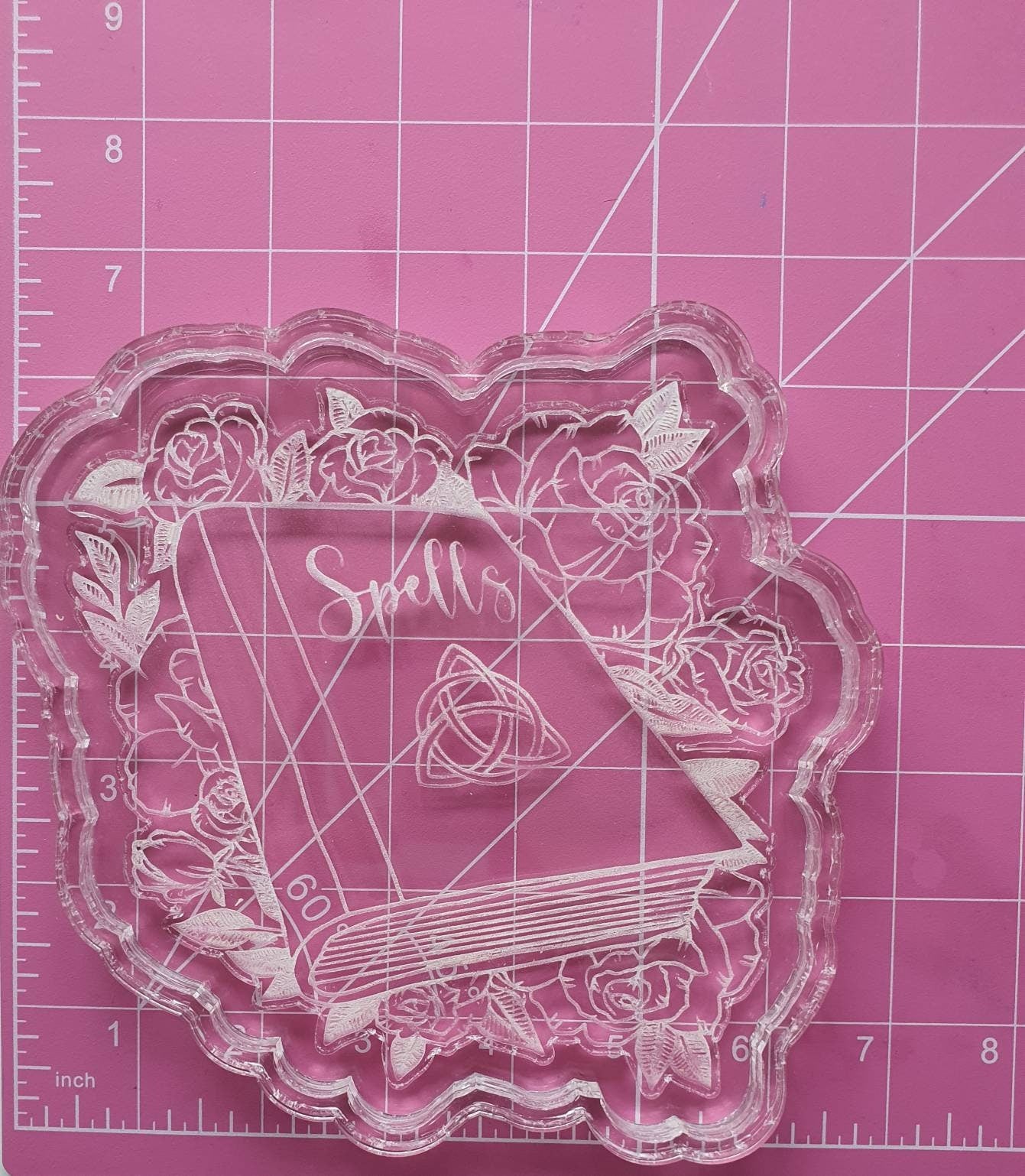 6 inch Spells Book Silicone Mould
