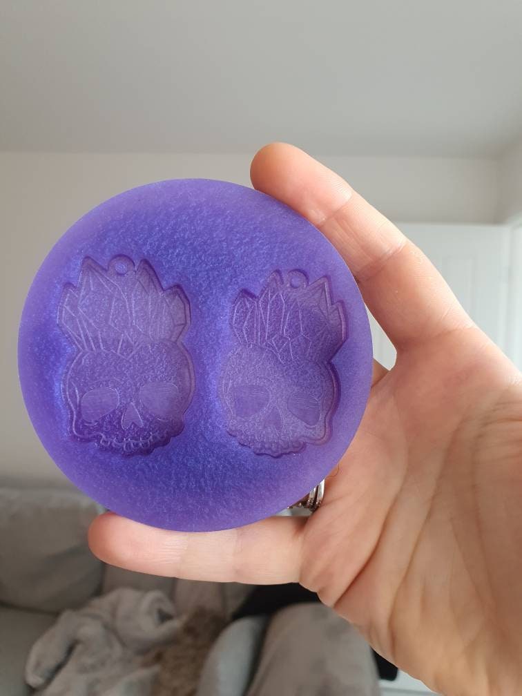 2 inch Crystal Skulls Silicone Mould