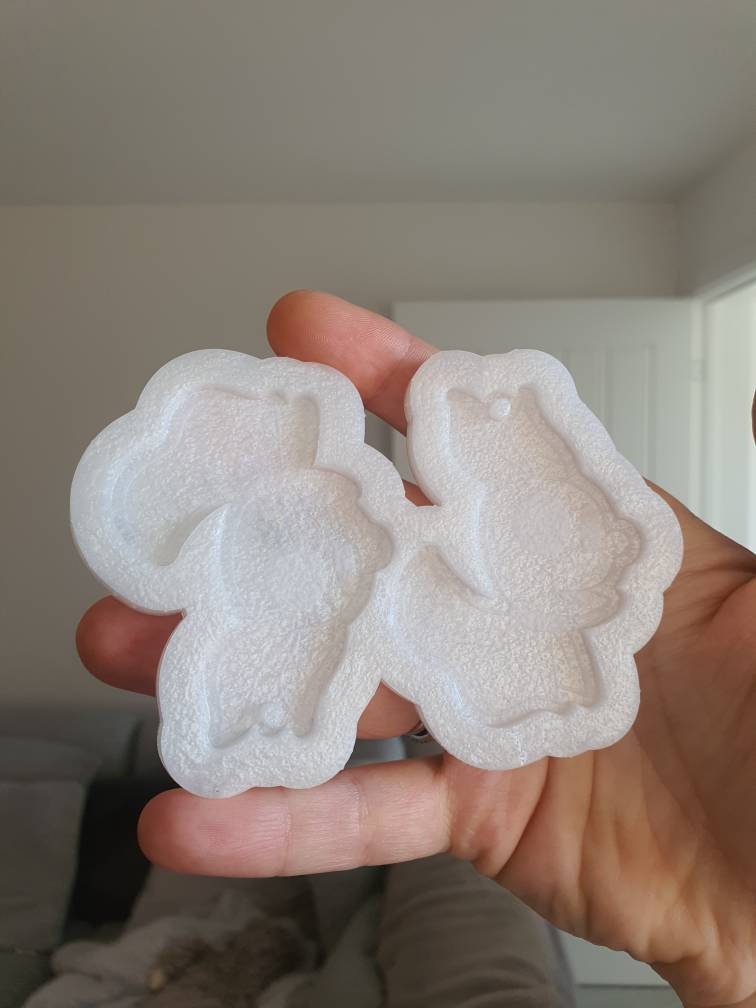 2.5 inch Spooky Dog Silicone Mould