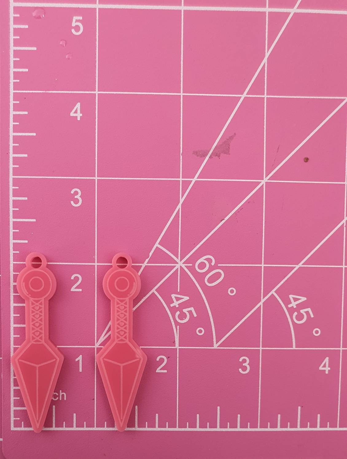 2 inch Kunai Daggers Silicone Mould