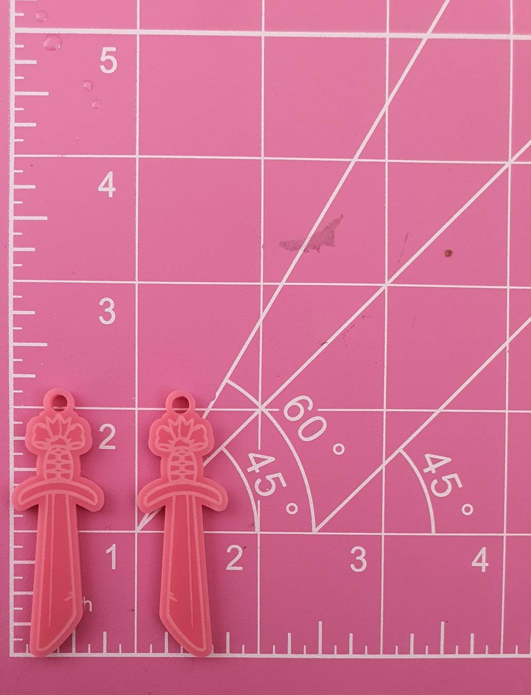 2 inch Falchion Swords Silicone Mould