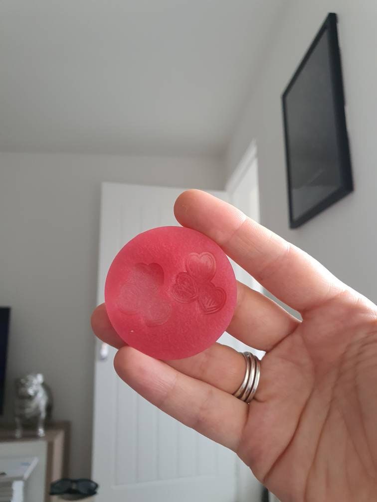 1 inch Not My Type Hearts Silicone Mould