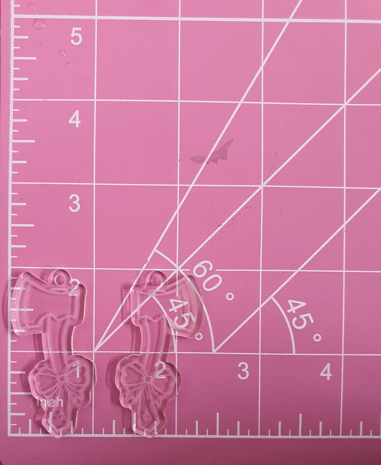 2 inch Cute Axes Silicone Mould