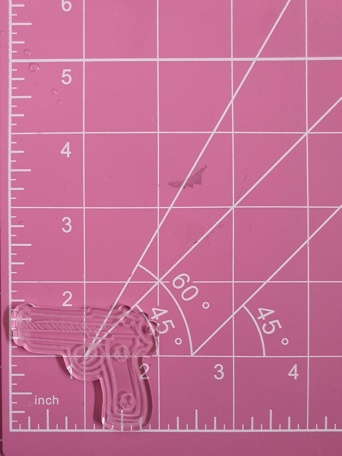 2 inch Skull Guns Silicone Mould