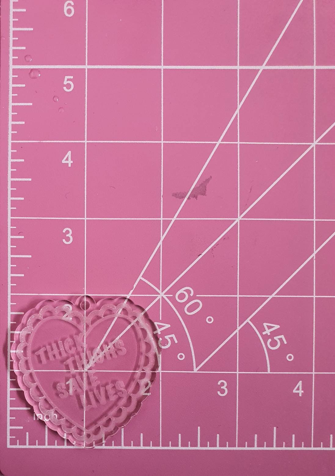 2 inch Thick Thighs Save Lives Silicone Moulds